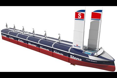 Stena Bulk's InfinityMAX concept design is intended to be flexible in size and the commodities carried (credit: Stena Bulk)